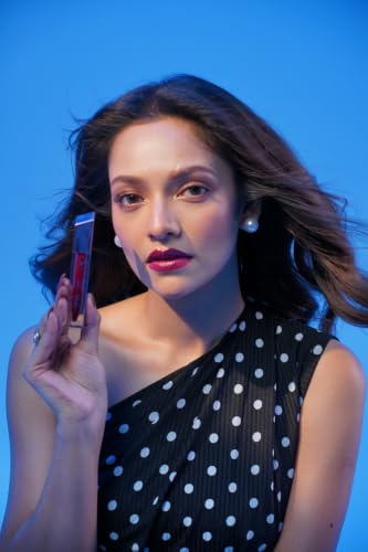 Image of Khukumoni Liquid Lipstick | Creamy Lip Color Long Lasting | Smudge Proof | Waterproof & Transfer Proof Glorious Maroon 5ml