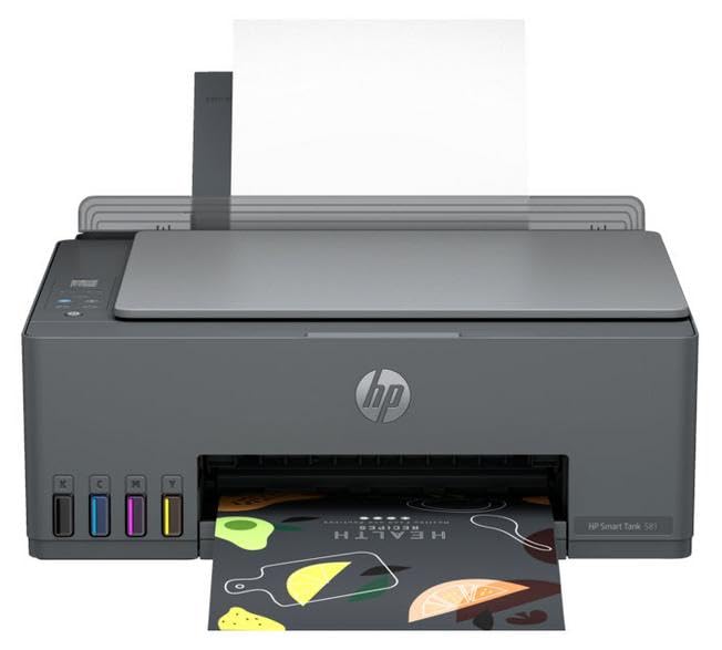 HP Smart Tank 581 All-in-One Printer, Wireless, Print, Copy, Scan, High-volume Tank