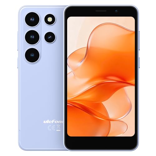 Note 22 Teléfono Móvil Android 16 Go, 20GB+32GB/SD-2TB, Cámara 2MP, 3000mAh Batería reemplazable Moviles Octa Core Mini Smartphone 5.0', 3 Ranuras Para Tarjetas 4G Dual SIM/Face ID/GPS/OTG/FM Eisblau