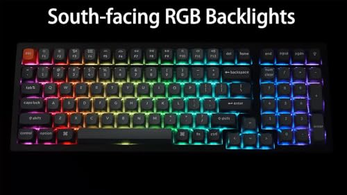 Image of Keychron K8 Max QMK Wireless Custom Mechanical Keyboard, RGB TKL 80% Layout Bluetooth 5.1 /2.4G /USB-C Programmable, Super Banana Switch NKRO Gaming Keyboard for Mac /Windows /Gamers