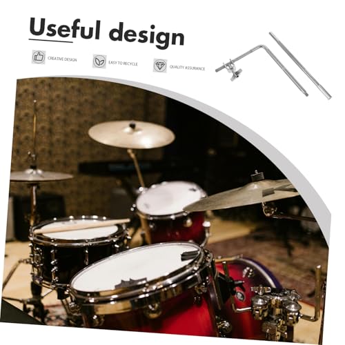 ibasenice Loud Bell Drum Mount Arm Jazz Cowbell Clamp Drum Mounting Clamp Cowbell Holder miniatura 2