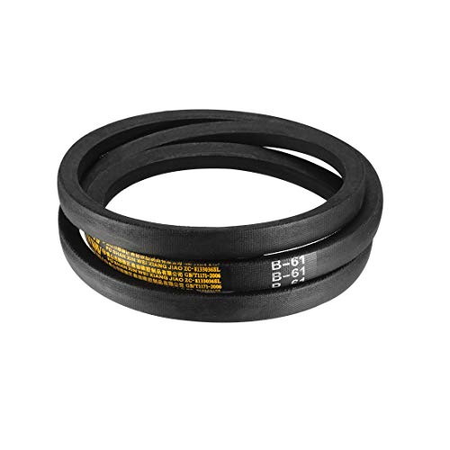 sourcing map B-61 Keilriemen 61/1549,4mm Teilungslänge Zahnriemen B-Profi Gummi Antriebsriemen Gummiübertragungsriemen Flachriemen Antriebskeilriemen für Kraftübertragung