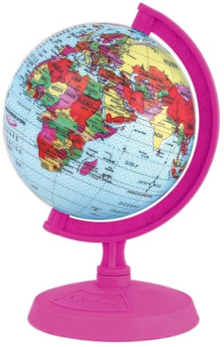 GLOBO TERRESTRE 10CM LIBRERIA BABY MILLENIUM PINK