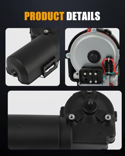 Image of ROADFAR Front Windshield Wiper Motor Compatible For Mercedes-Benz For 260E | Fit For Mercedes-Benz For 300CE 1988-1993|For Mercedes-Benz For E320 1994 1995|OEM:1248200708|5 Pins