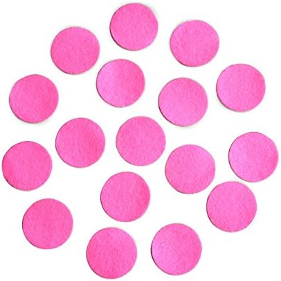 Hot Pink Adhesive Felt Circles, 1.5" Wide, Package of 48 or 240 Wholesale, Die Cut Felt Stickers Ready to use for DIY Projects & Crafts (240 Count) image 5