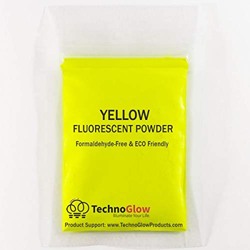 Fluorescent UV Powder Pigment - Yellow (35 oz)