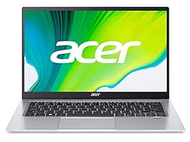 Acer Swift 1 (SF114-34-P98C) Ultrabook / Laptop 14 Zoll Windows 11 Home in S-Mode - FHD IPS Display, Intel Pentium N6000, 4 GB LPDDR4X RAM, 128 GB eMMC, Intel UHD Graphics