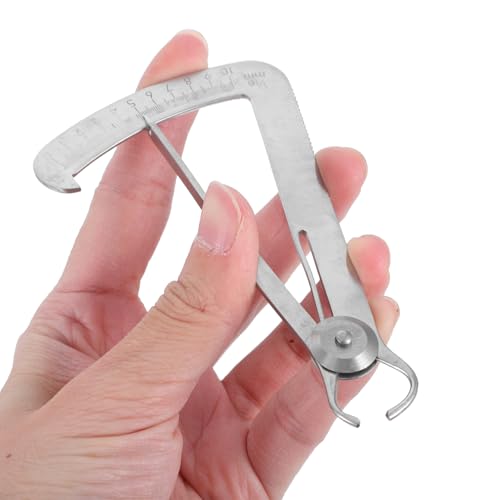 Juego de 2 Calibradores internos de acero inoxidable para medición precisa, para joyería con función de grosor triangular miniatura 3