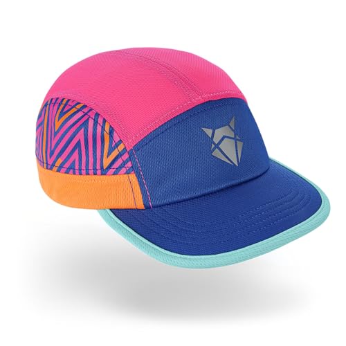 INCYLENCE Casquette de course réfléchissante réglable pour homme et femme, SUNSET VIBRANCE, taille unique