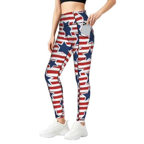 Conjuntos de entrenamiento con bolsillos y leggings con estampado de estrellas para mujer