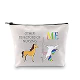 bolsa enfermeria sacyl 2015 Doble impreso: otros directores de Nursing Me divertidos regalos de unicornio director de enfermería. Bolsa de algodón con cremallera, ideal como regalo para el director de enfermería, ideal para viajes, escuela, dormitorios.