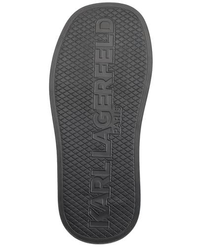 KARL LAGERFELD Women's Cushioned Insole Everyday Opal Studs-Platform Sandal Slide4