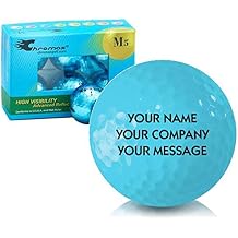 Chromax Metallic Blue Personalized M5 Golf Balls - 6-Pack