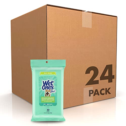 Lingettes pour chien sans parfum extra douces avec hamamélis apaisant