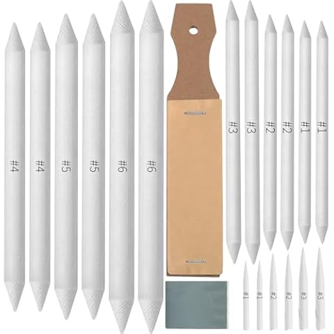 Jeimier 20Pcs Blending Stumps Set Cover