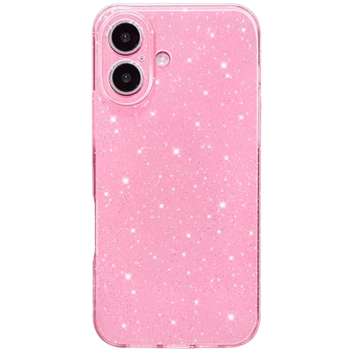Hython Case for iPhone 16 Case Glitter Cute Sparkly Shiny Bling Sparkle Phone Cases 6.1