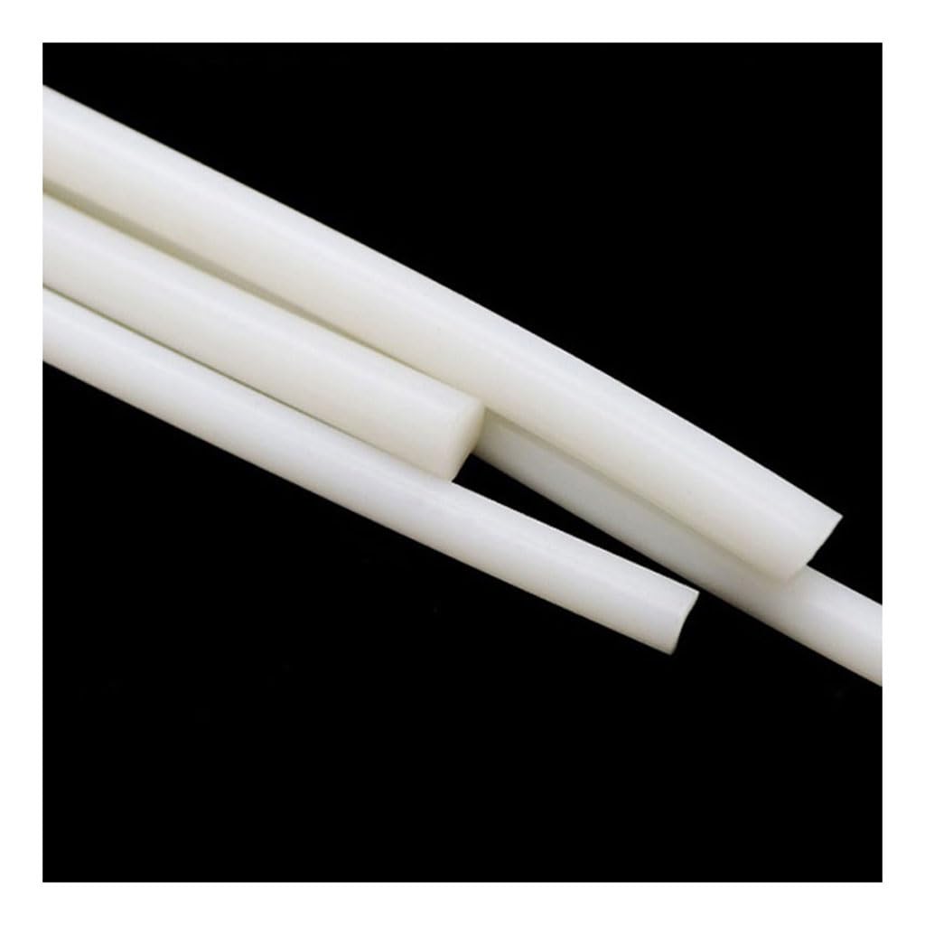 1pcs 10m Solid Silicone Cord Dia 3 Mm 3.1 3.2 3.3 3.4 3.5 3.6 3.8 4 Mm White Rubber Round Seal Strips O Ring, High Temperature Waterproof(Dia 3mm)