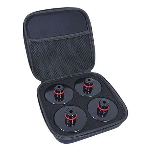 NITAGO Conjunto de Blocos de Macaco de 4 Peças com Estojo de Armazenamento para Acessórios Modelo/S/Y, Borracha de Alta Densidade Profissional