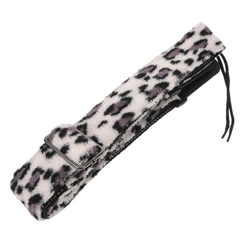 PRETYZOOM Correa para Guitarra Eléctrica y Acústica con Diseño de Leopardo Acolchada y Ajustable...