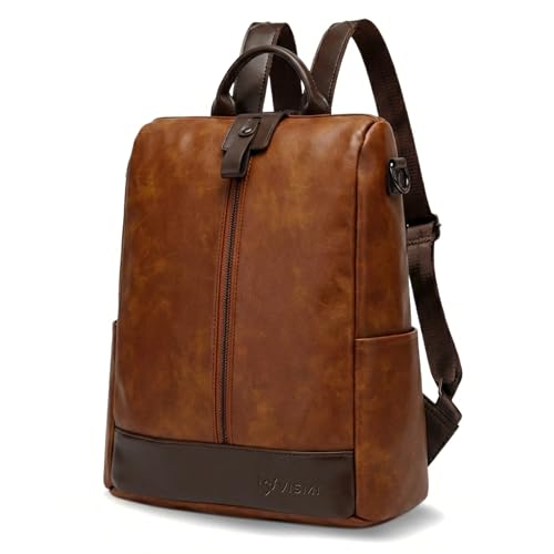 Image of VISMIINTREND Backpack for Women | Stylish Vegan Leather Backpack Bags for Women | College Bag for Girls | Office, Travel & Daily Use | Trendy Women Backpack | Gift for Wife, Sister & Friend