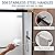 Frosted Shower Doors, 44-48 in W x 72 in H, 1/4 in(6mm) Tempered Glass, Black Semi-Frameless Sliding Shower Door with Aluminum Frame