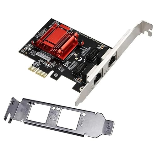 Tarjeta de red PCIe Gigabit 1000M adaptador Ethernet PCIE con chip 82575 82576 para escritorio con soporte miniatura 5