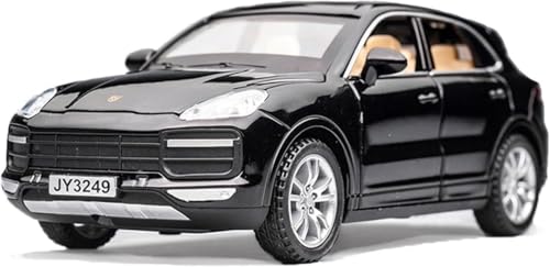 Image of Play Boy 1:32 Porsche Cayenne Turbo Model Diecast Metal Alloy Pullback Toy Vehicle with Openable Doors Light and Music Car for Kids (Multicolor)