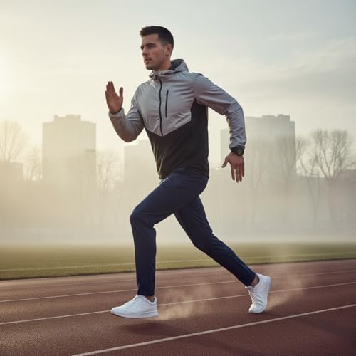 Image of Track Pants for Mens || Joggers for Mens || Men's Sports Regular Fit Polyester Track Pant with Two Side Zipper Pockets (TP20 Single Pack of 1)