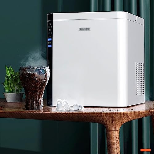 Fabricadora de hielo eléctrica portátil automática de gran capacidad, 25 kg en 24 horas, 10 cubos de hielo listos en 8 minutos, para uso comercial y doméstico miniatura 6