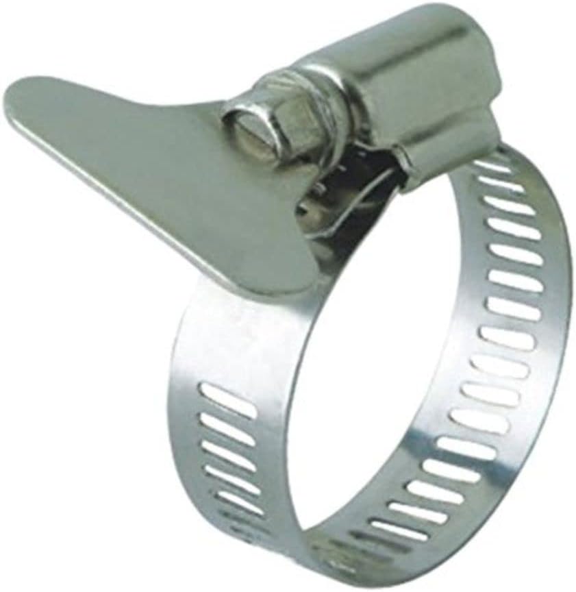 Merriway BH04757 Thumbscrew Hose Clip 13-20 mm, Silver