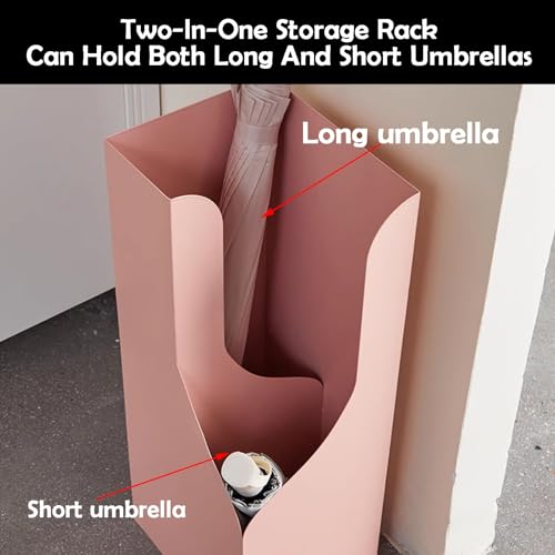 Porte-parapluies d'angle stable en métal anti-goutte - 4