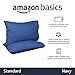 Amazon Basics 400 Thread Count 100% Cotton Pillow Cases, Soft & Breathable Sateen Weave, Machine Wash, Standard Size, 20