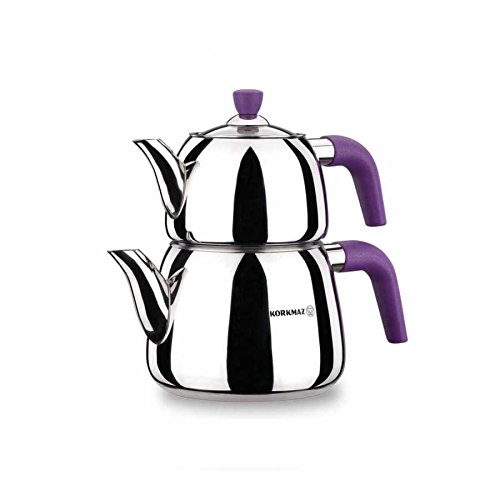 Korkmaz A063 Teekannen Set 2 tlg. - 3L - Caydanlik Cover