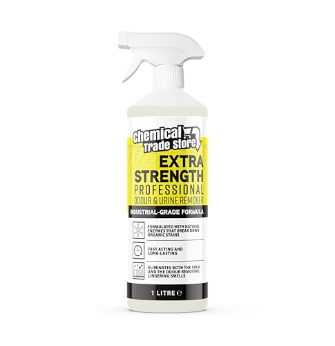 Chemical Trade Store -Professional Odour & Urine Remover 1L - Enzyme Cleaner for Pet & Household Smells - Eliminates Stains & Bad Odours