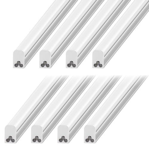 8 Pack T5 LED Shop Light 3ft 15W Linkable Fixture