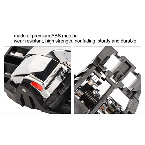 KIMISS Maçaneta de porta, maçaneta de porta interna cromada acessórios interiores de carro substitui