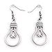 Produktbild Onlineworld2013 Ohrringe Paar Glüh Lampe Birne Ohrring aus Metall Ohrschmuck