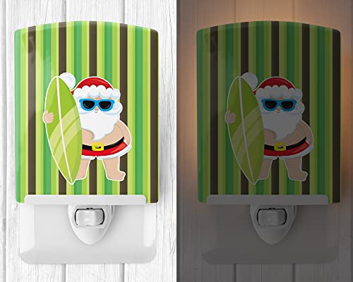 Lámpara de noche cerámica Santa Claus multicolor 6x4x3 miniatura 2