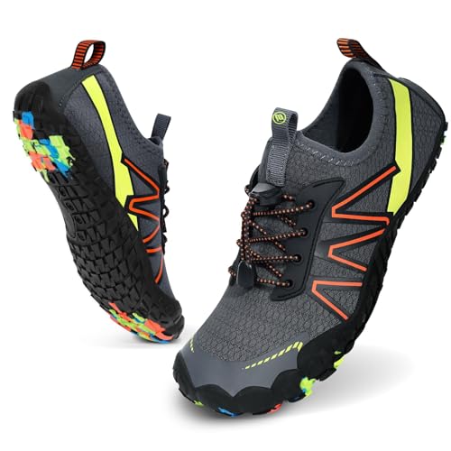 Image of Hike Barefoot Shoes Women Men,Wide Toe Water Shoes 2025 New Breathable Grounded Footwear Non-Slip Fashion Hiking Shoe for Walking Swim Pool Beach Outdoor Water Sports