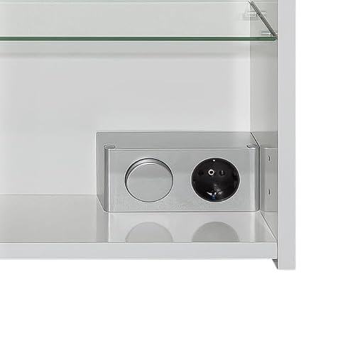 Schildmeyer Spiegelschrank Dorina 124889, weiß, 100 x 16 x 71 cm