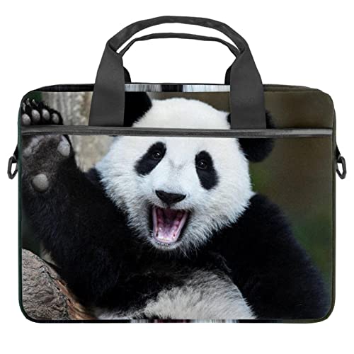 Sacoche ordinateur 13-14 pouces panda et tournesol pour le quotidien