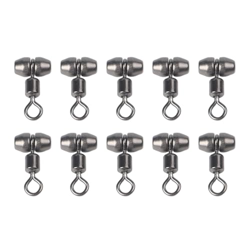 NiuLumea Pesas de pesca Finesse Fishing - 3 tamaños (0,5 g, 1,2 g, 2,5 g), anillos conectores de cobre con variaciones dimensionales, paquete de 1
