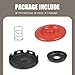 DYEKNEE Pack-1 Car PCV Valve Cover Repair Kit, Replacement 917-064 06H103495E 07K103469F 07K103469G 07K103, with PCV Valve Diaphragm Spring, Compatible with Audi A3 Volkswagen Golf Jetta (Black)