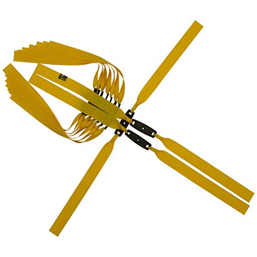 GM&BW Gomas para Tirachinas Professional,Catapult goma elastica plana Hecho de Thera-band Dorado or PRECISE, Recambio Potente para Tirachinas Metalico de Caza o Tirachinas Juguete ,(TTF_235X23X0.55mm)