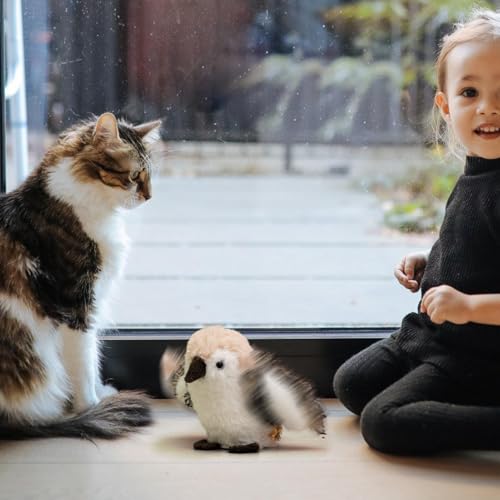 Jouet pour chat avec ailes battantes pour l'exercice en intérieur