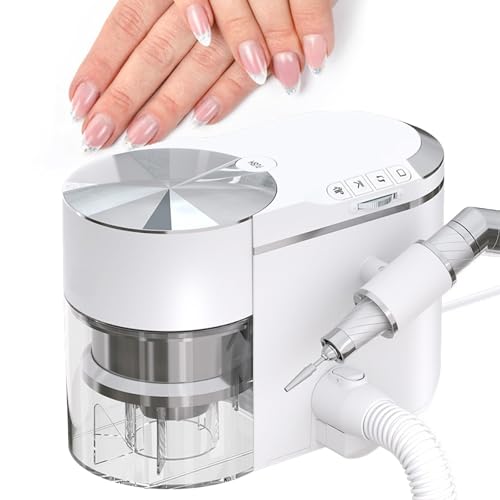 Maszyna Do Manicure Z Wiertarką Do Paznokci 2 W 1, Zestaw Elektrycznej Wiertarki Do Paznokci, Odkurzacz Do Pyłu Paznokciowego, Szlifierka Do Paznokci, Do Salonu Paznokci