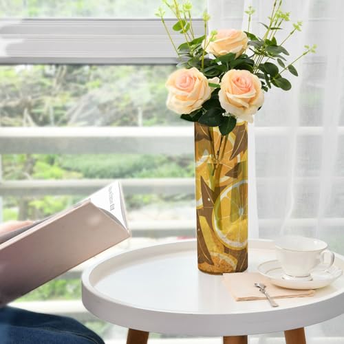 Vase de table Chic Lemons 30 cm petit format léger pour fleurs