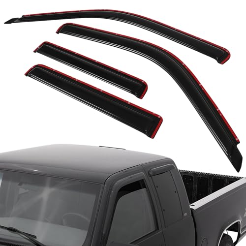 SCITOO Window Visors Rain Guards Compatible with 1991-2001 for Ford for Explorer Outside Mount Window Wind Deflectors 4pcs by SCITOO - Used condition - Image 5