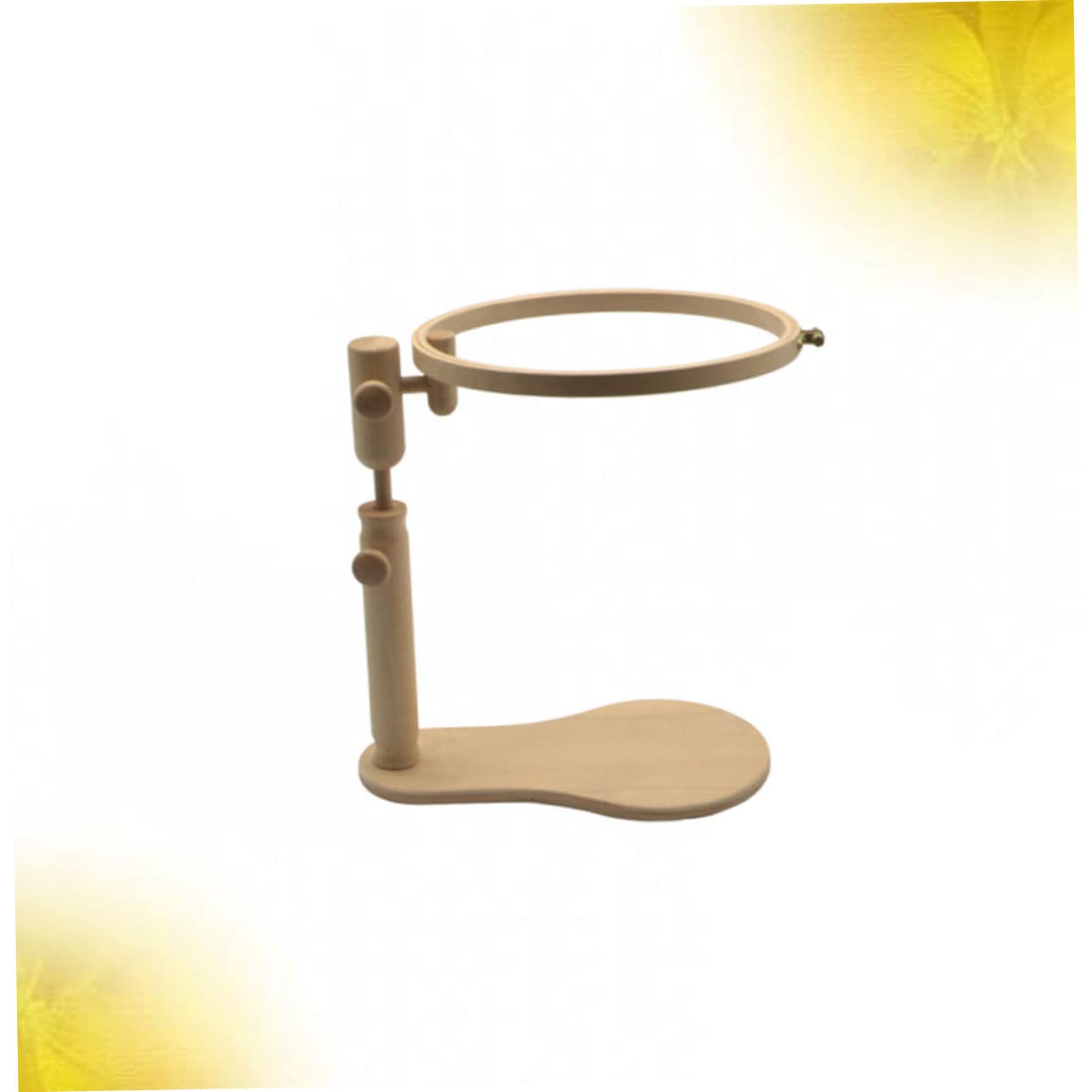 Verstellbarer Drehbarer Holz Stickrahmen 24cm für Kreuzstich