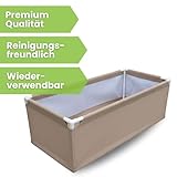 Bio2Grow Living Soil Bed 90 x 90 cm, High-Quality Plant Bed for Indoor and Outdoor Fabric Bed such as Flower Pot, Breathable and Sustainable (Full Set) - Image 4